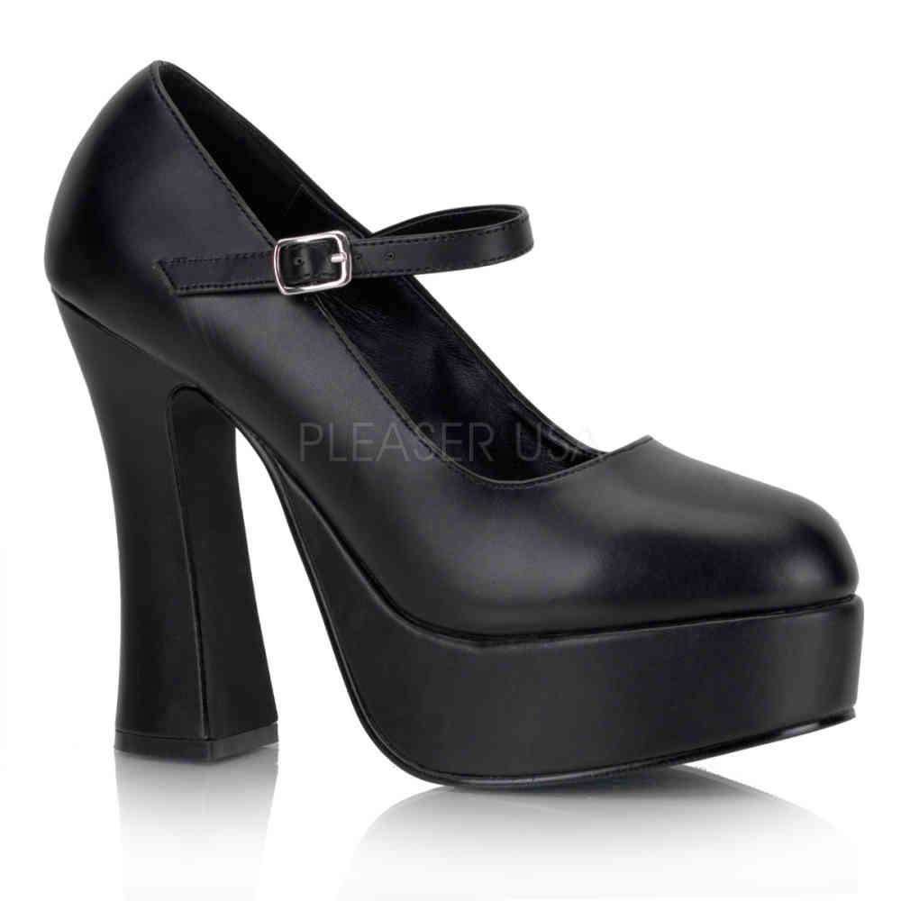 DemoniaCult - DOLLY50 Hoge hakken - Zwart Product image